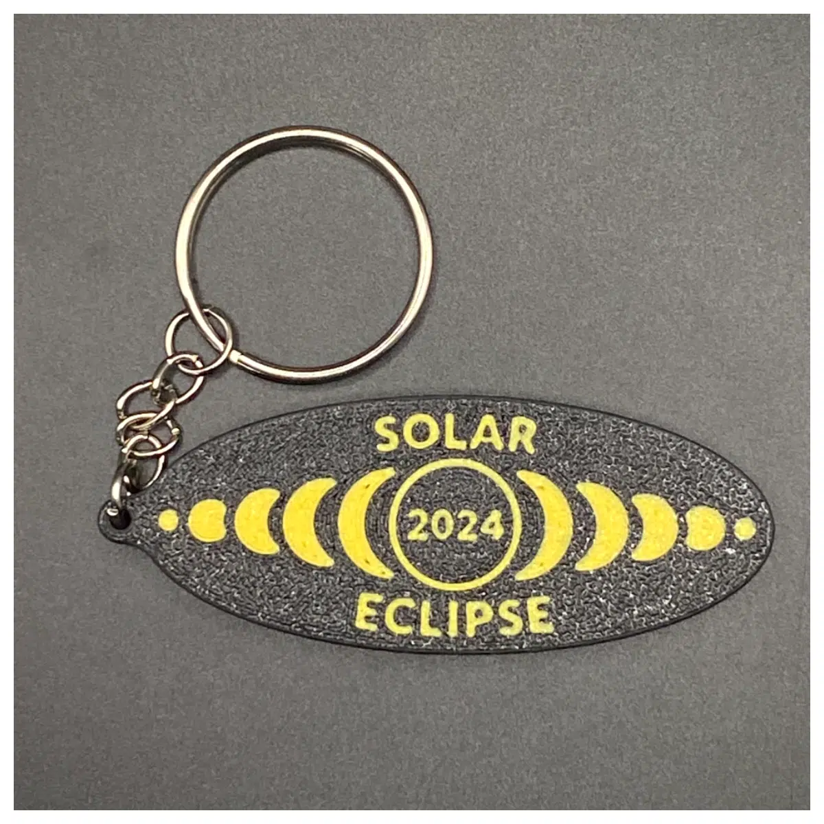 Solar Eclipse Keychain Anniversaries Sun Eclipses Total Solar Eclipse Memorial Collection Solar Eclipse Gift