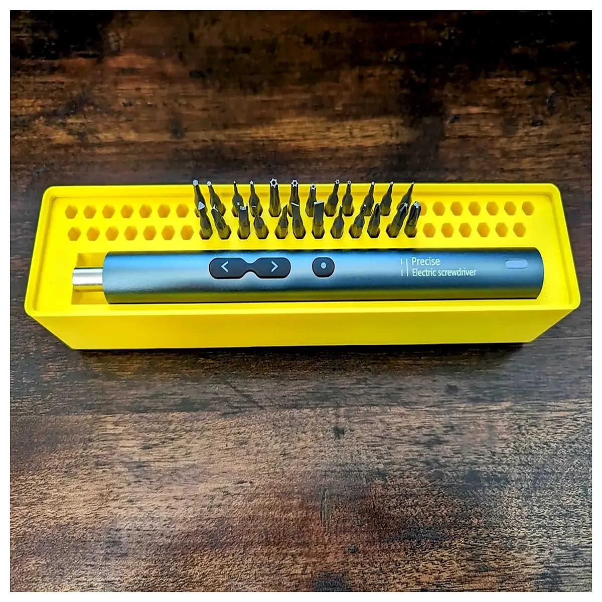Gridfinity Electric Screwdriver Bin Organizer Desk Storage Tool Box Electronic Device Accessories Parts