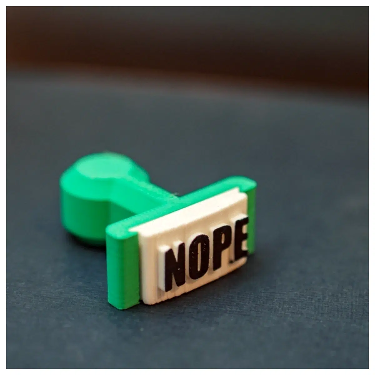 nope stamp novelty office funny rejection seal for bad ideas