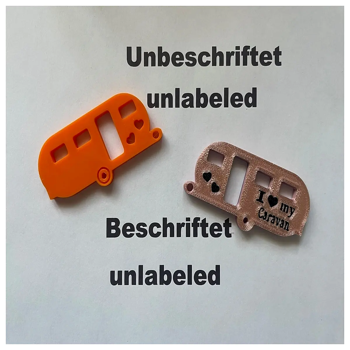 Camping Keychain RV Accessories Vehicle Decoration Outdoor Activity Key Chain Blank Label Marking Trailer Parts RV Specific