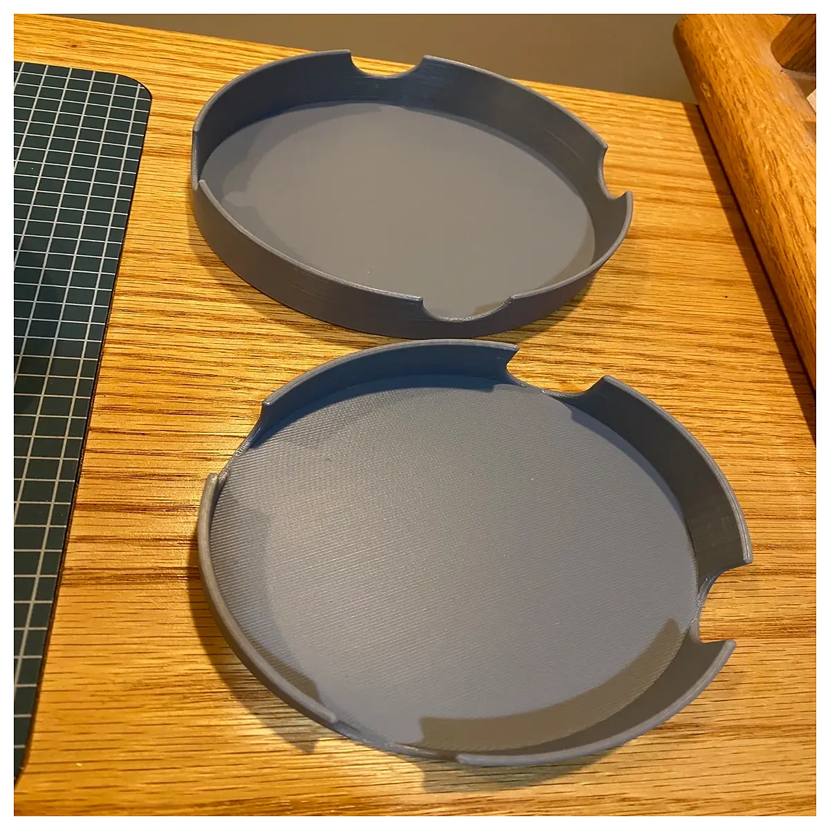 100mm Cup Pad Mat with Lid and Base Coffee Cup Support Non Slip Pad Desktop Protection Drink Mat