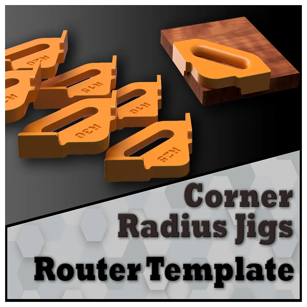 corner rounding router template jig for precise woodwork edges