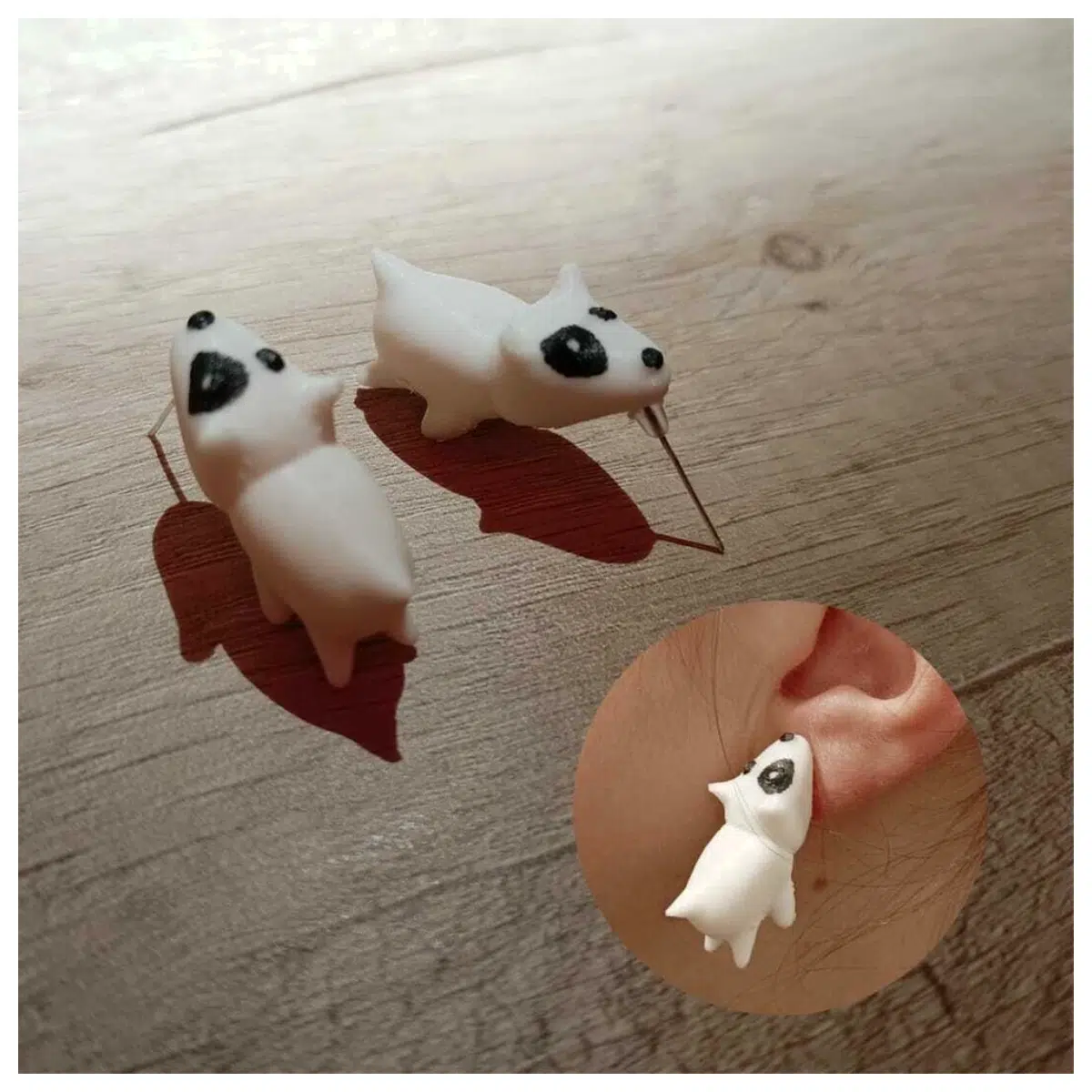 Dog Earrings Jack Russell Terrier Pet Jewelry Cute Small Dog Earring Puppy Earrings Birthday Gift