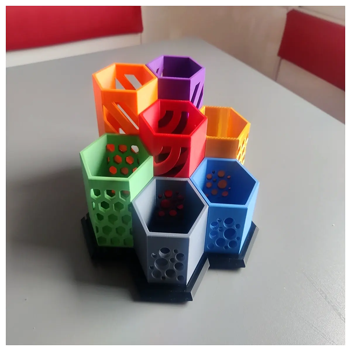 Pencil Holder Desk Organizer School Supplies Writing Accessories Storage Box Stationery Pencil Holder
