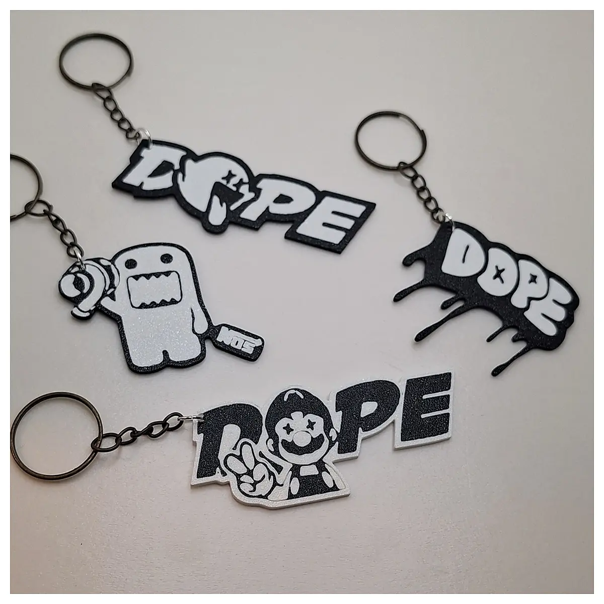 Trendy Cool Keychain Design Phone Charm Gift Choice Student Gift New Year Decoration
