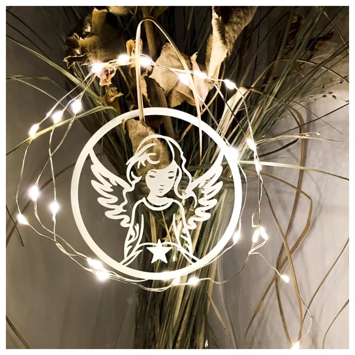 Children s Christmas Angel Tree Ornament 100mm 75mm Christmas Angel Decoration Festive Tree Accessories Holiday Decor