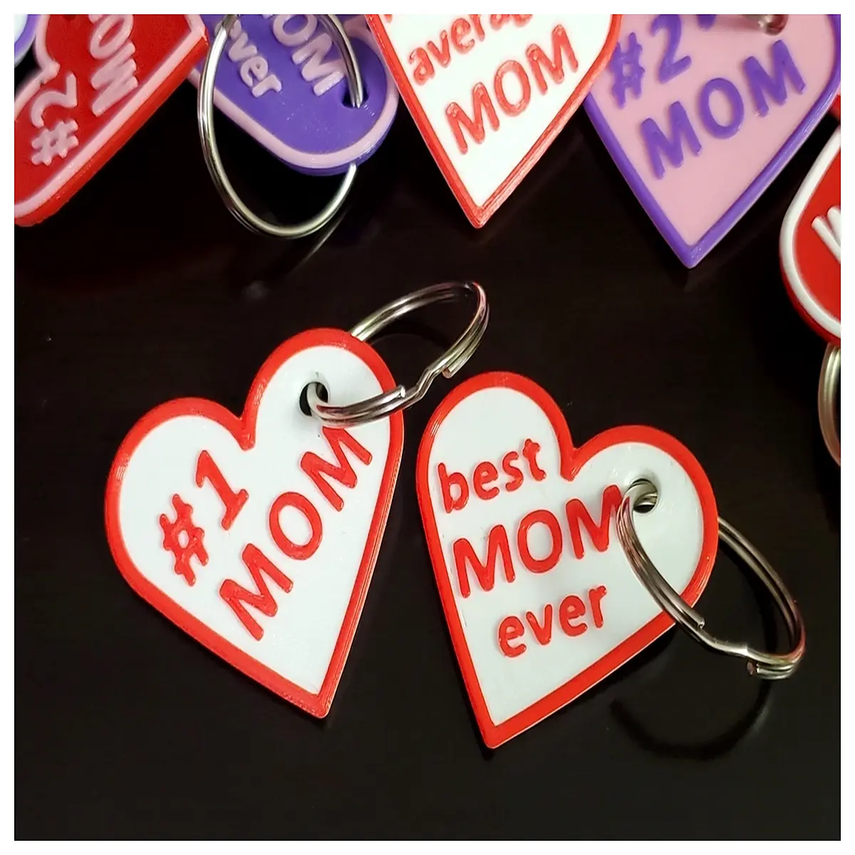 Cute Mom Keychain Mother s Day Gift Keyring Decoration Sentiment Keepsake for Mom