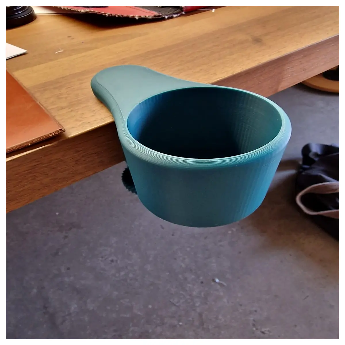 desktop cup holder organizer non slip coaster for office desk laptop mug ring accessory