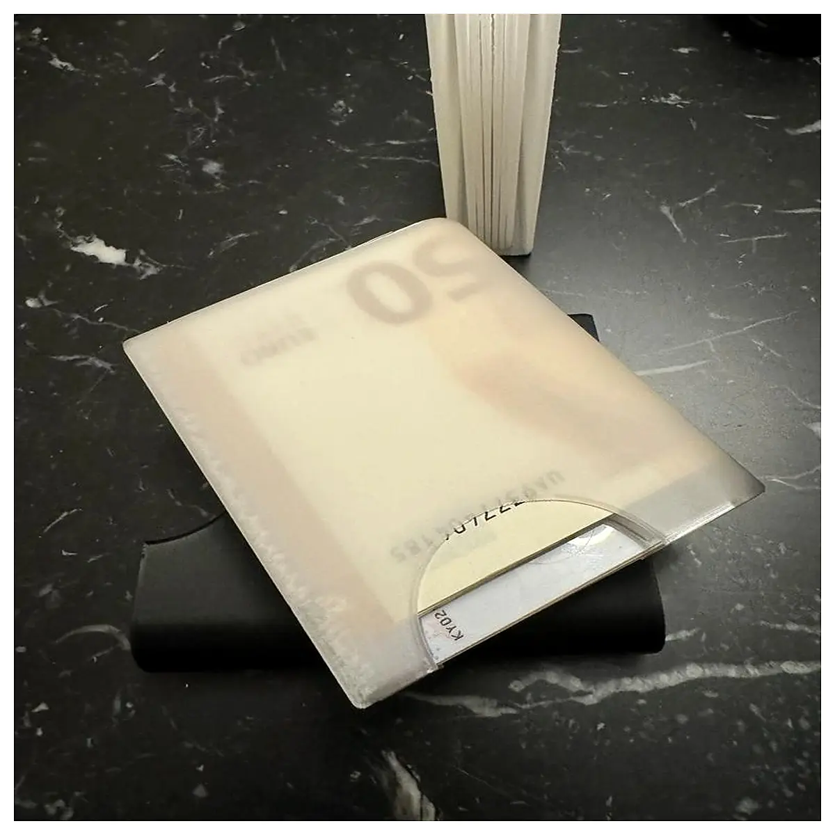 Card Holder Note Pad Binder Office Record Book Paper Clip Memo Organizer Document Securer Productivity Boost
