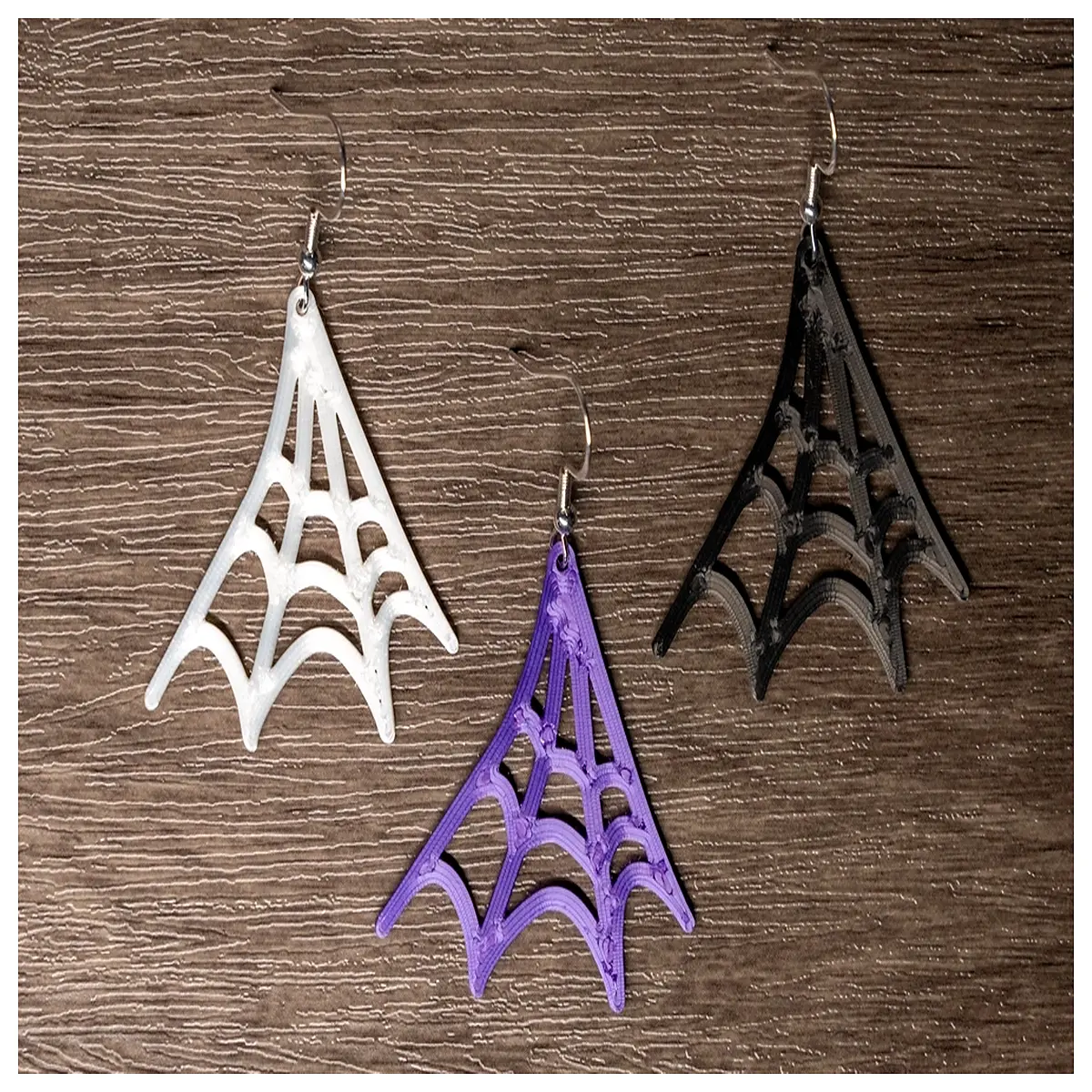 Spider Web Halloween Earrings Women s Decorative Festive Jewelry Spooky Spider Earrings Black Elegant