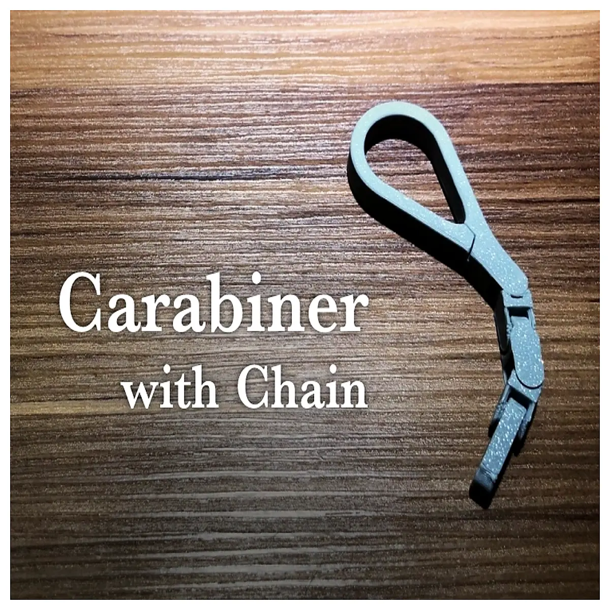 Carabiner Hook with Chain Climbing Accessory Rope Connector Outdoor Activities Mountaineering Gear Rope Tying