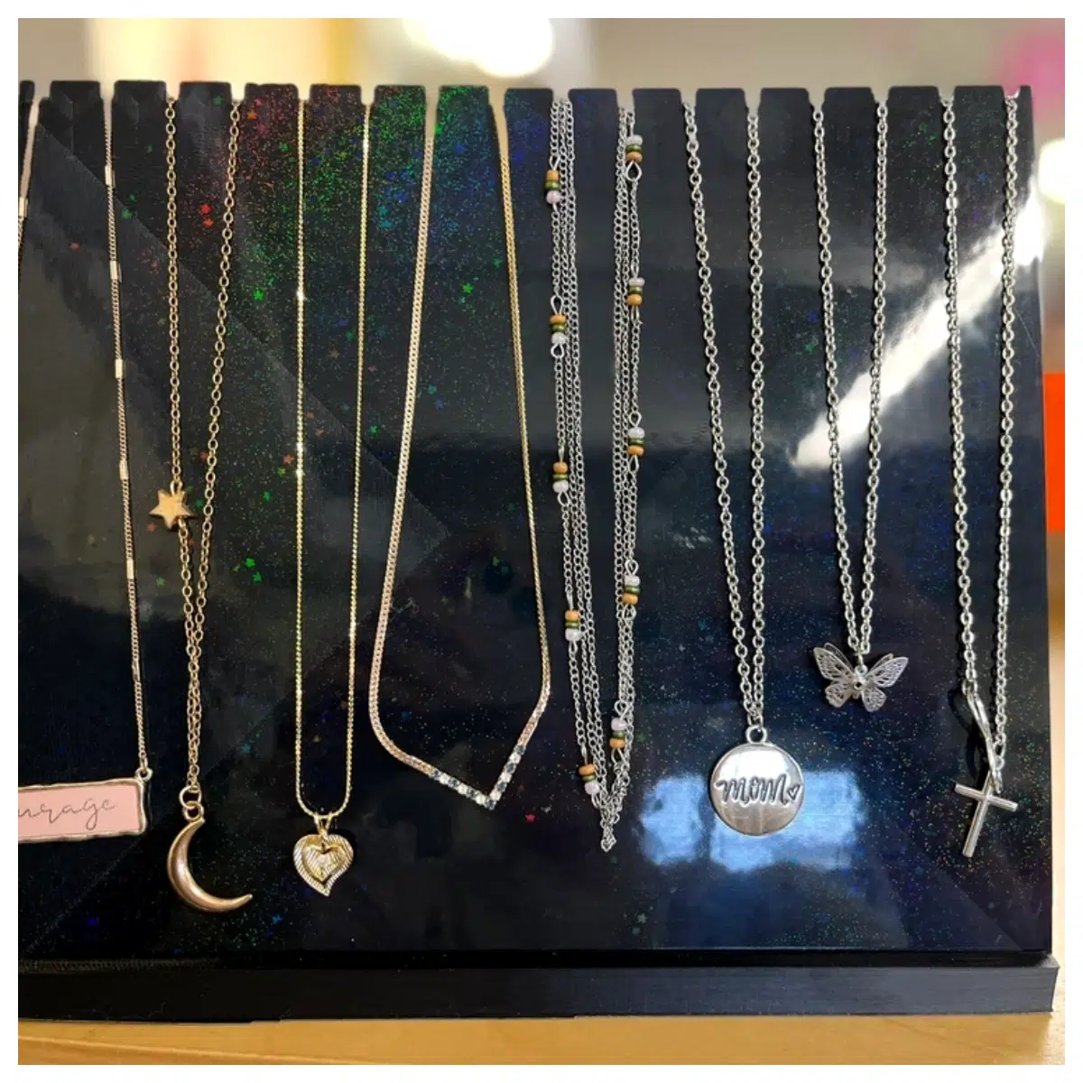 Necklace Display Pendant Jewelry Elegant Gift Women Chain Accessories Necklace Display Jewelry Pairing