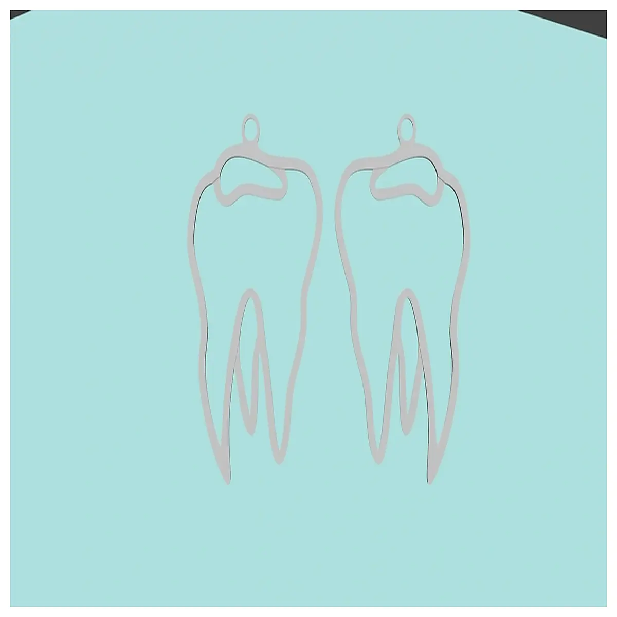 Teeth Earrings Women s Teeth Jewelry Teeth Necklace Creative Earrings Teeth Accessories Teeth Decoration Teeth Gift Teeth Fashion