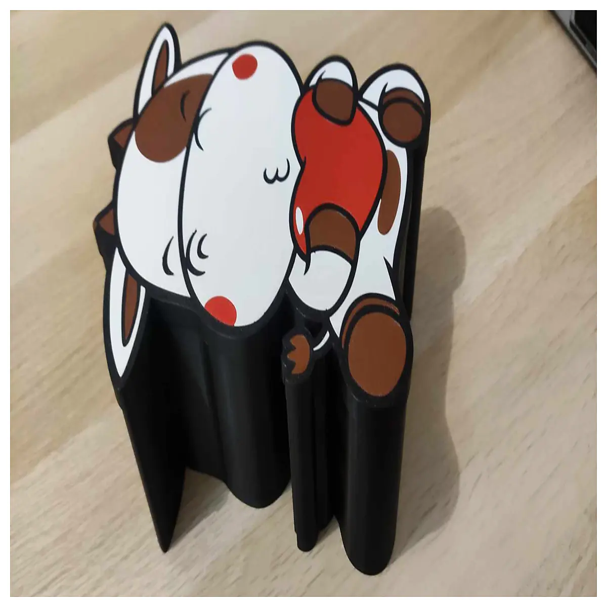 cow shaped storage box plastic organizer for desk toys kids room decorative animal container