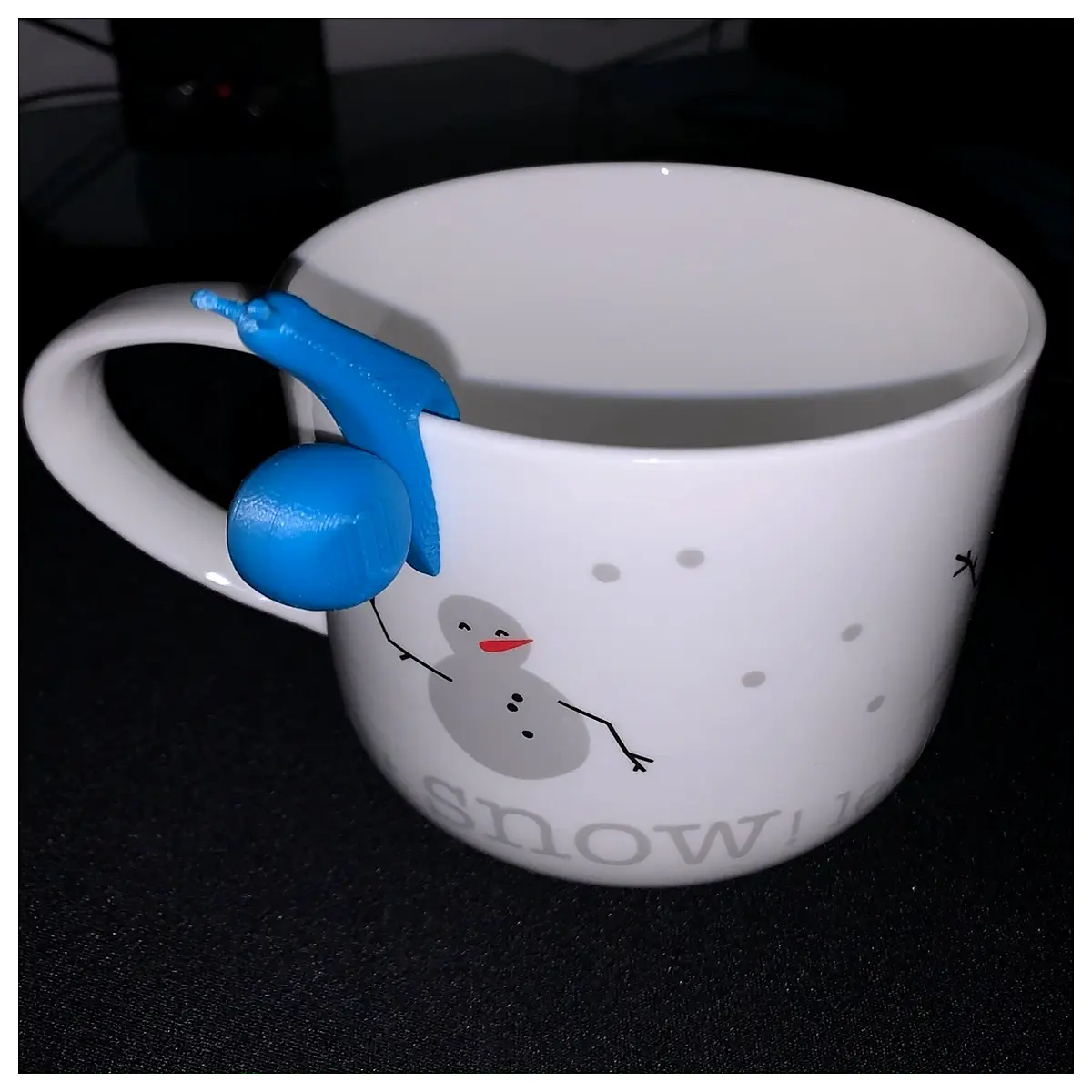Cute Snail Tea Bag Holder Creative Tea Drinking Storage Box Desktop Decoration Lazy Tea Set Tea Accessories Drink Storage