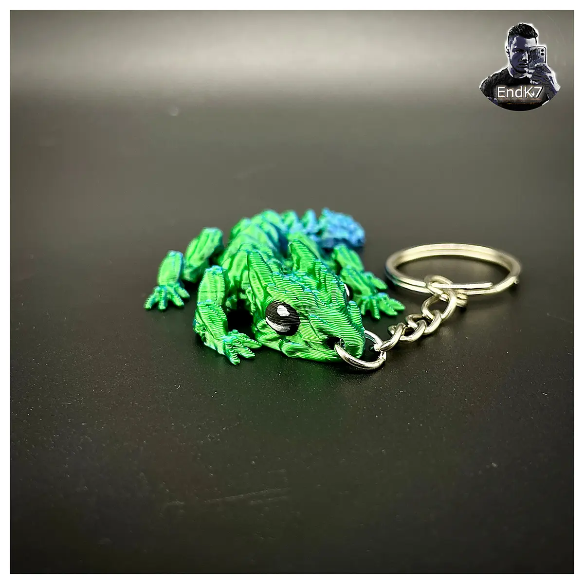 cute grass dragon keychain fidget toy movable joint dinosaur pendant for bag stress relief desk accessory animal charm gift