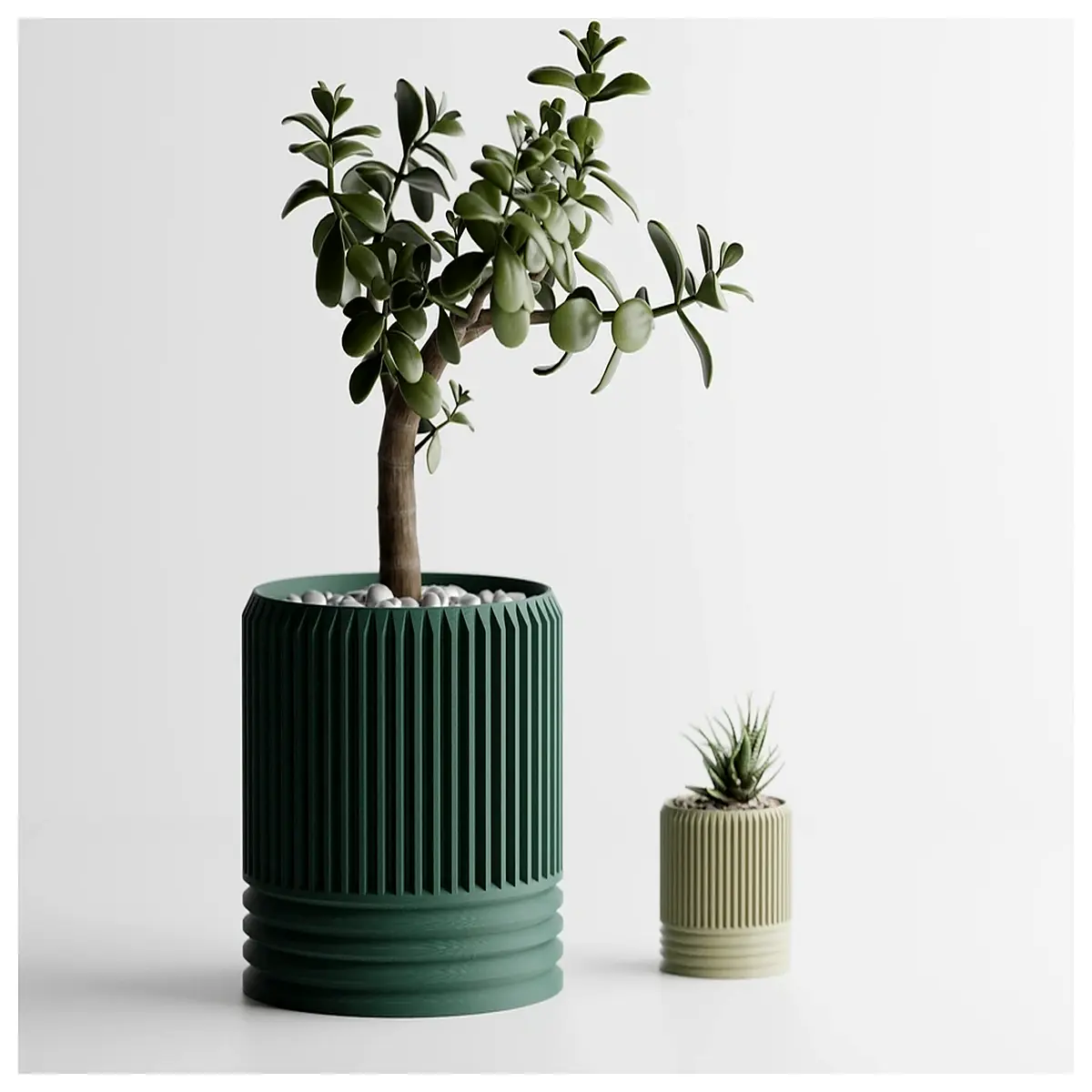 Wavy Triangular Planter Indoor Outdoor Plant Pot Creative Garden Decoration Hydroponic Flower Pot Dual Use Container