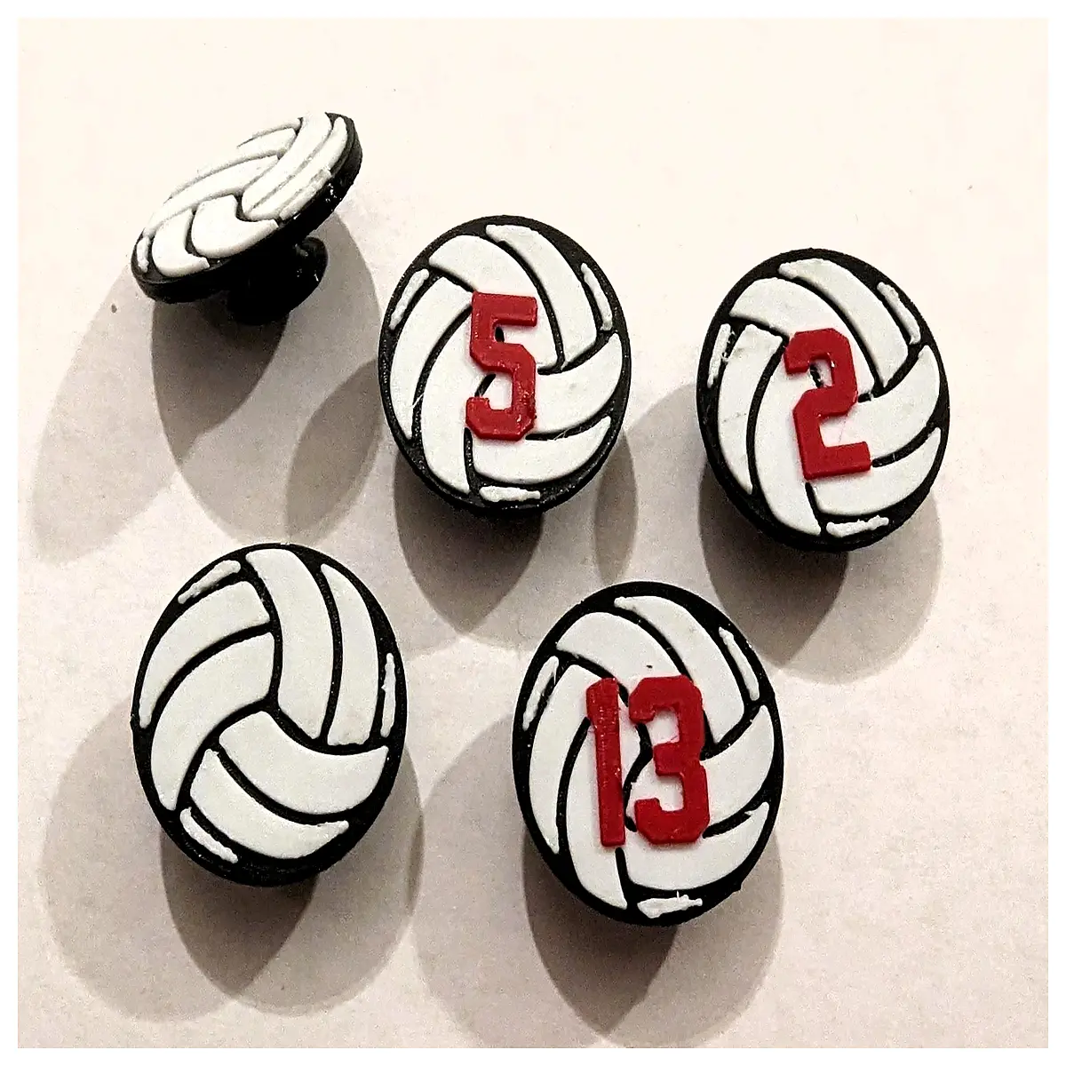 cute volleyball keychain bag charm pendant for girls sports gift school backpack accessory
