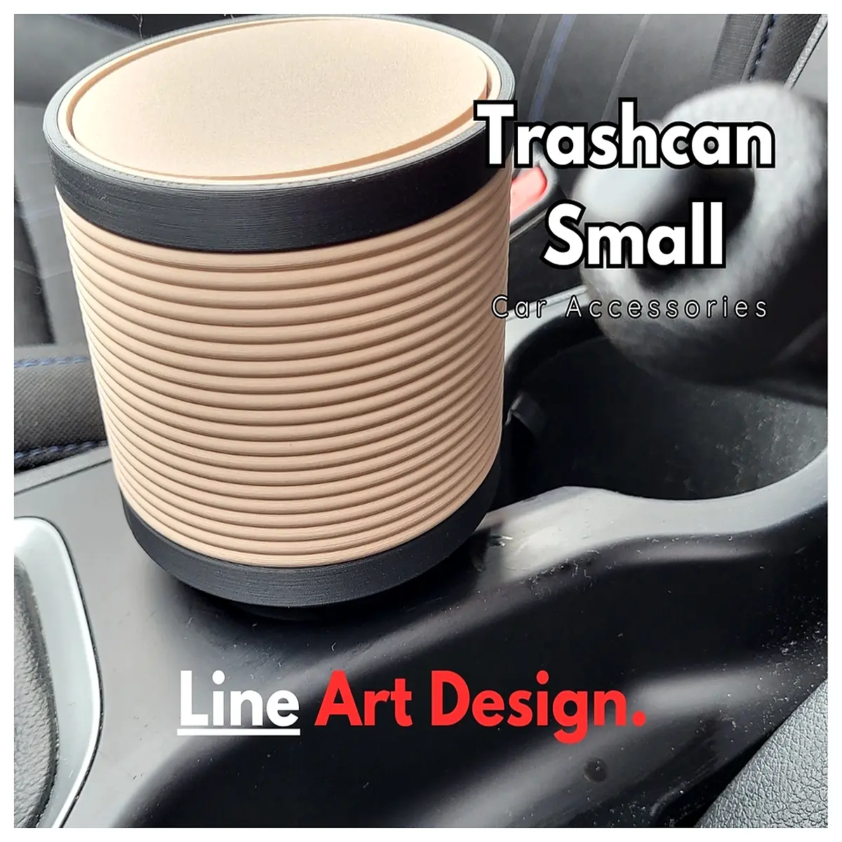 Small Car Trash Can Container Portable Cute Car Interior Waste Bin Auto Accessories Trash Box