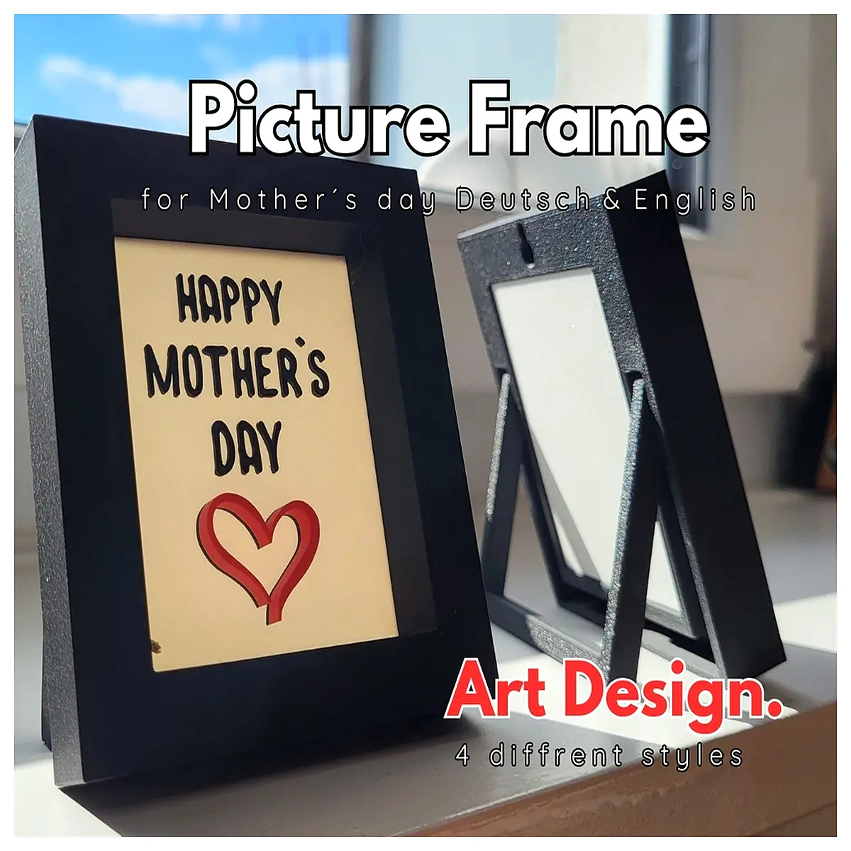 personalized photo frame for mom birthday gift custom engraved wooden picture holder sentimental keepsake