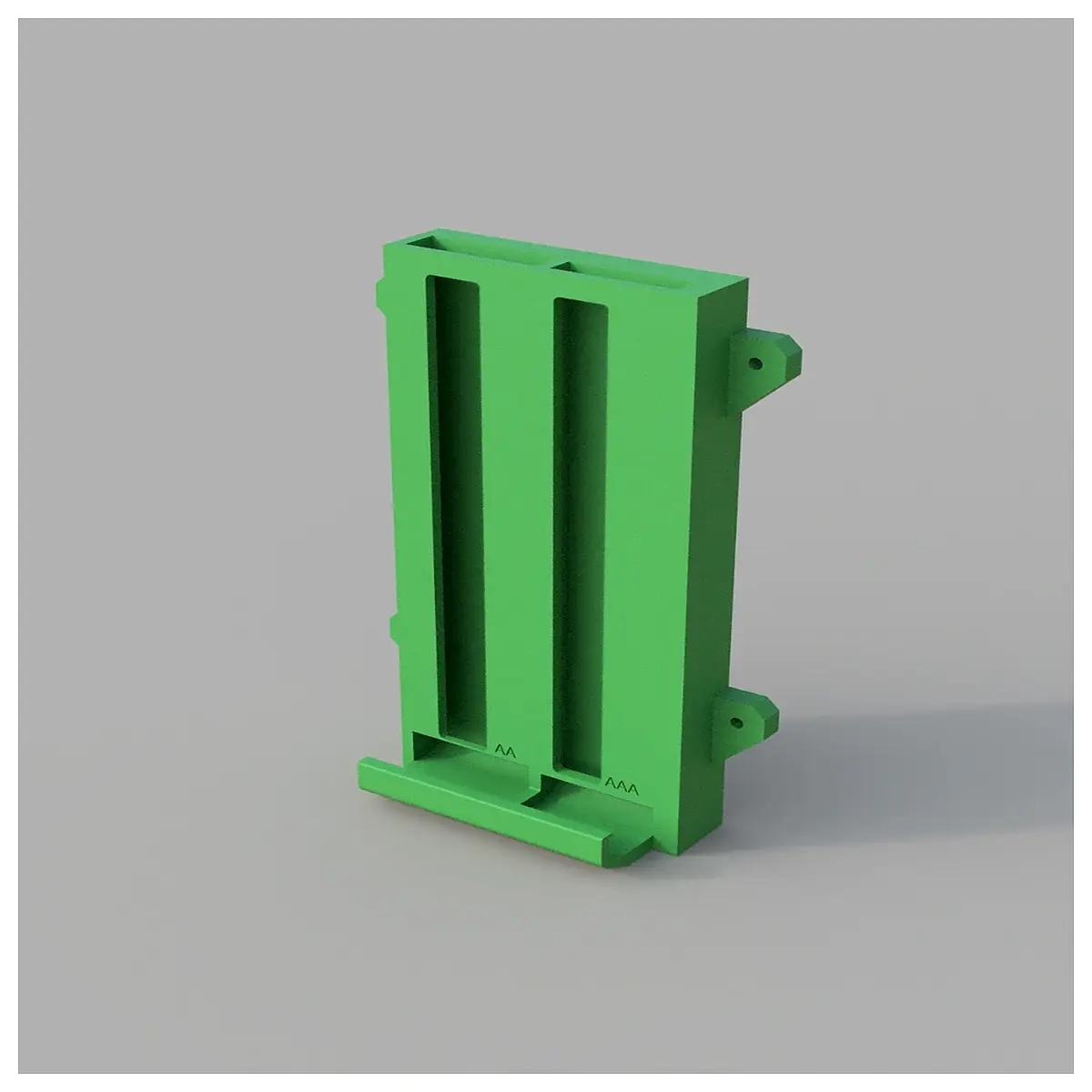 wall mount battery dispenser holder for aa aaa alkaline rechargeable batteries organizer storage box