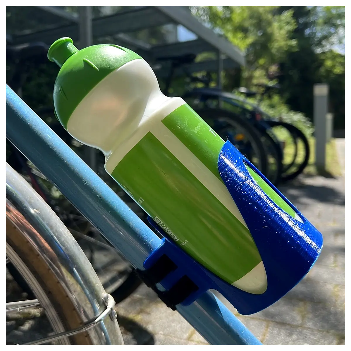 Bike Water Bottle Caddy Holder Cable Organizer Cycling Accessories Reusable Cable Ties Bottle Mount