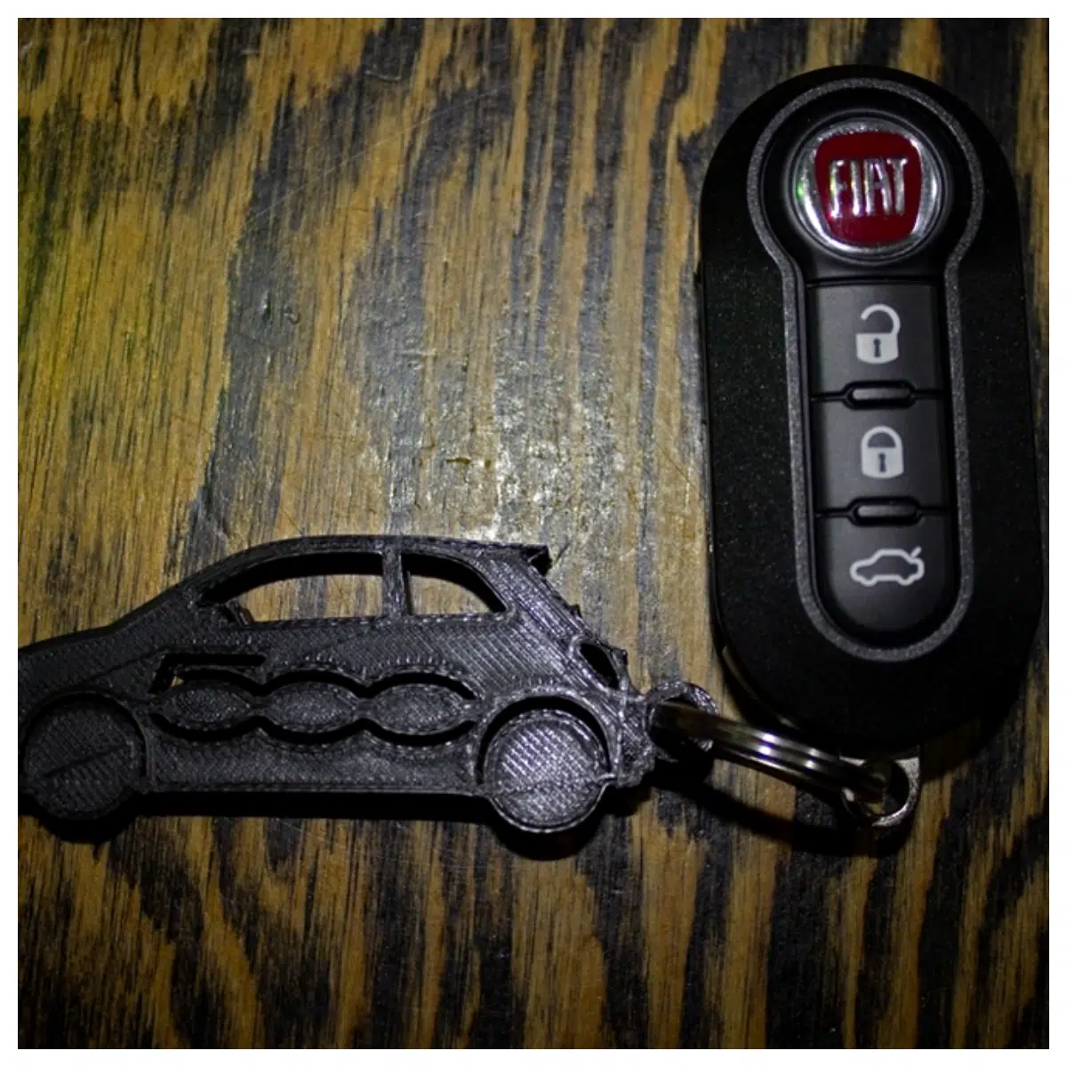 500 Keyring Car Accessory Keychain 500 Modification Parts Enthusiast Gift Auto Parts