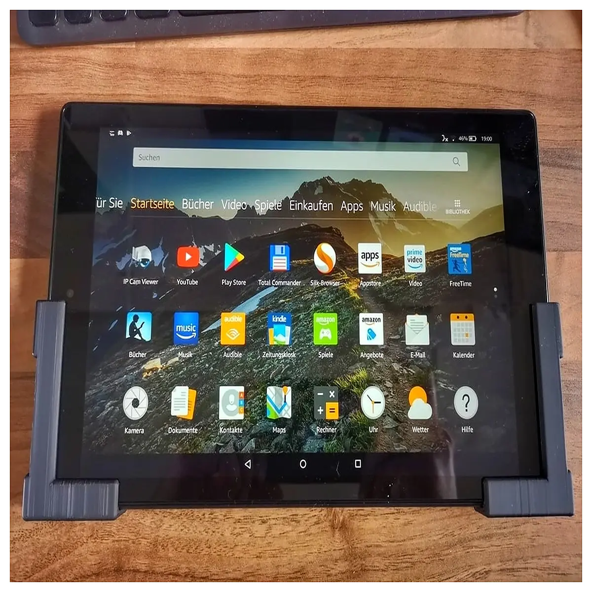 Fire HD10 Wall Mount Button Access Speaker Unobstructed TV Mount Wall Bracket Easy Installation