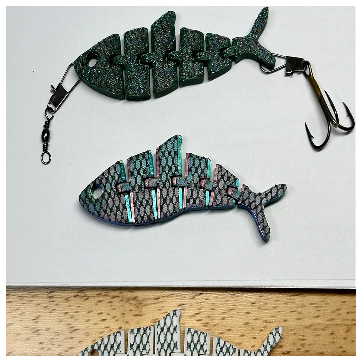 Scale Lure Bait Fishing Attractant Draws Fish Schools Boosts Catch Rate Hook Accessories Float Options