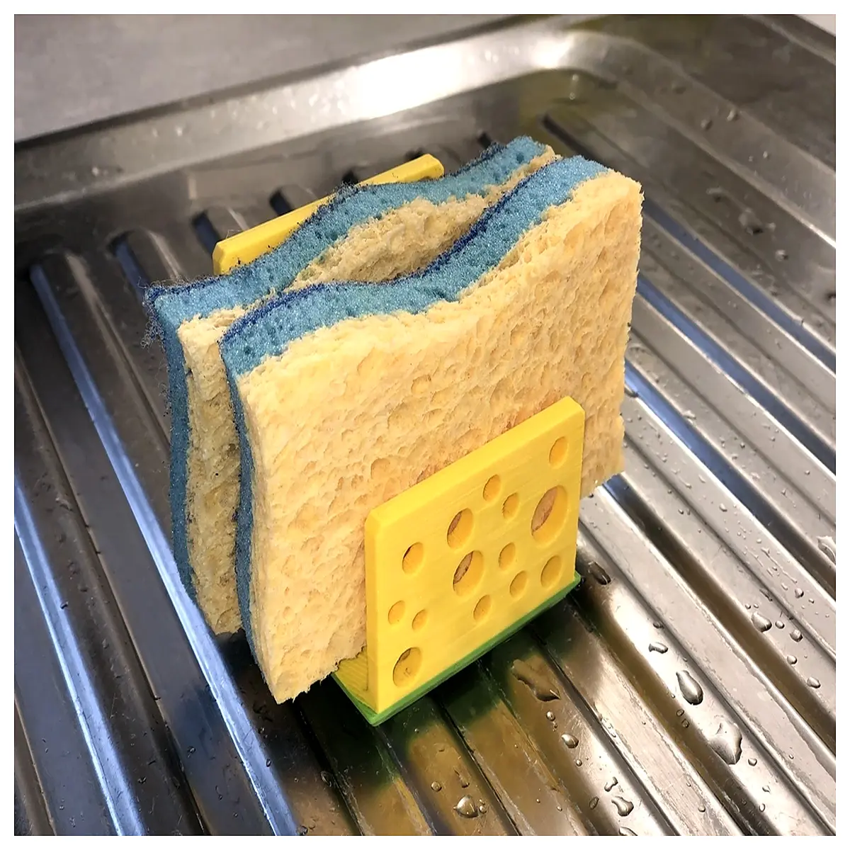 sponge basket organizer for kitchen pantry fridge vegetable storage