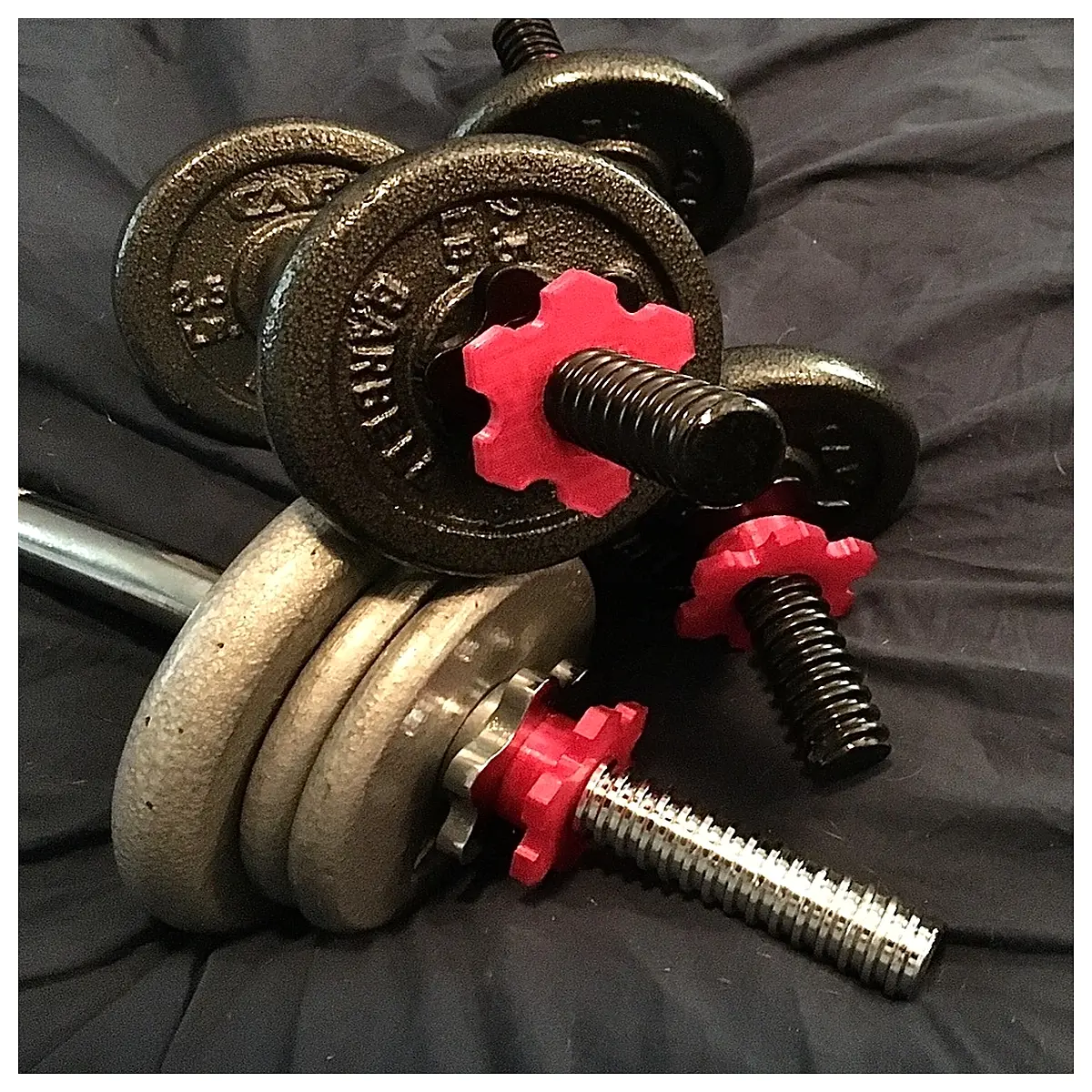 Barbell Dumbbell Fixed Nut Strength Training Accessory Fitness Equipment Support Hardware