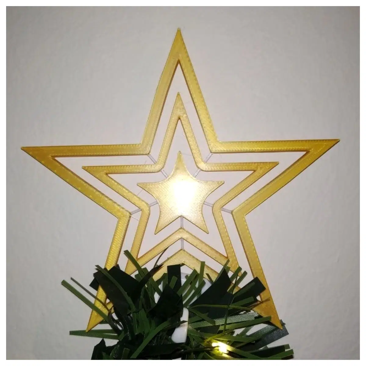 Star Shaped Christmas Wall Decor Geometric Hanging Ornament Festive Decoration Christmas Wall Art Geometric Shape Decoration