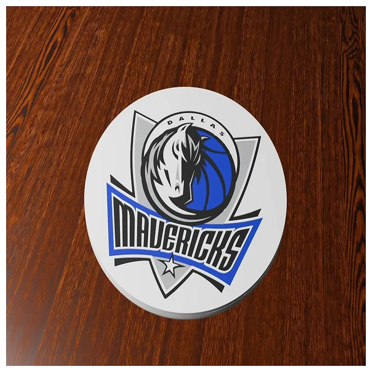 mavericks coasters set team drink mats for game day party supplies bar accessories