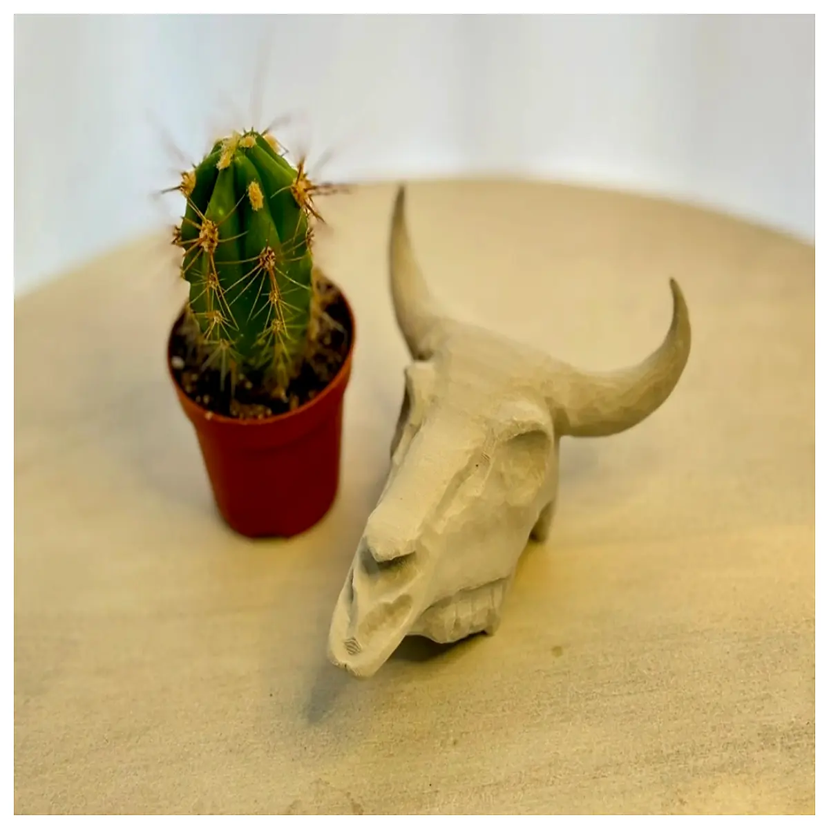 Decorative Bull Skull Hanging Ornament Skull Art Home Decor Wall Decoration Festive Decoration Skull Accessories