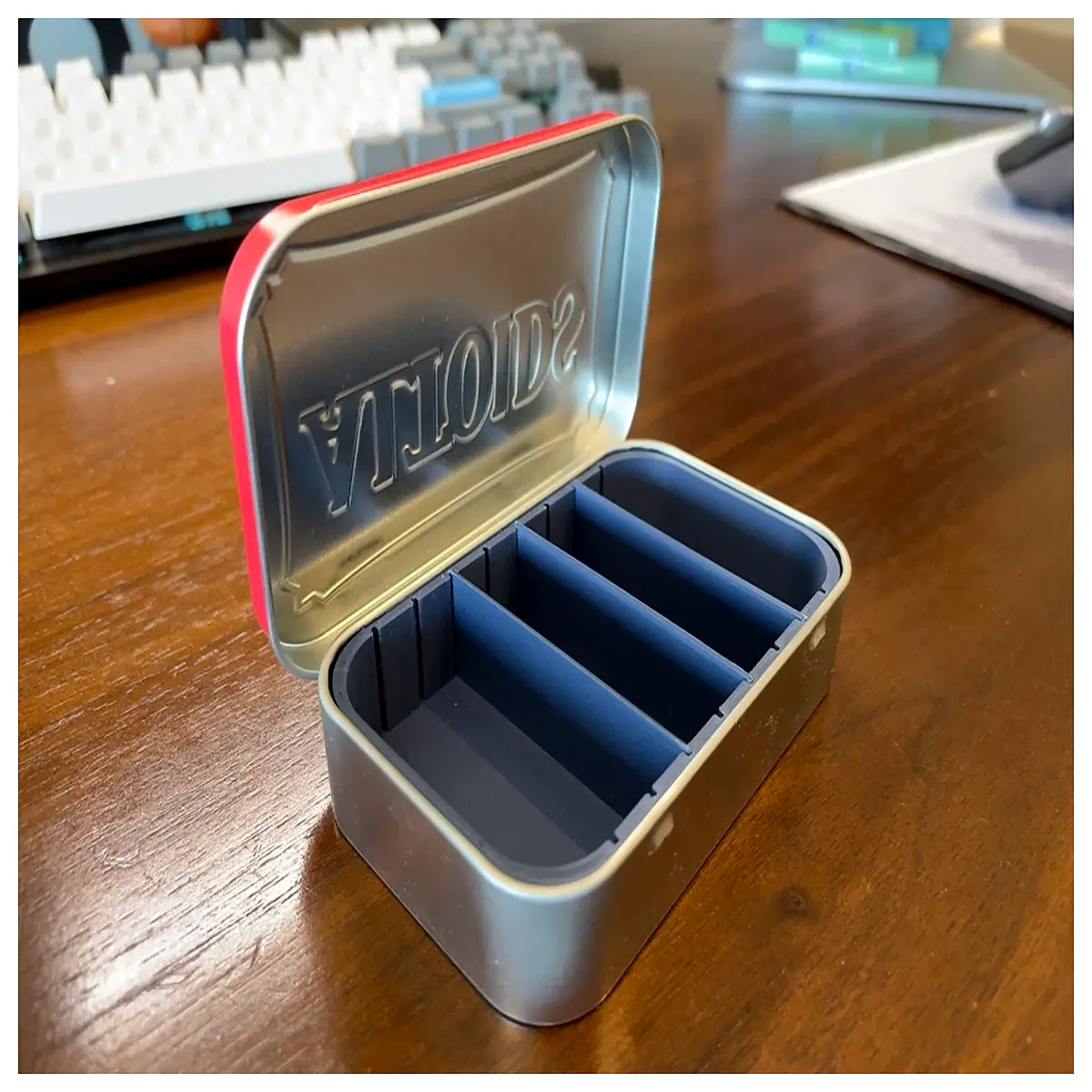 altoids tin organizer small storage container for jewelry makeup craft supplies desk accessories travel case