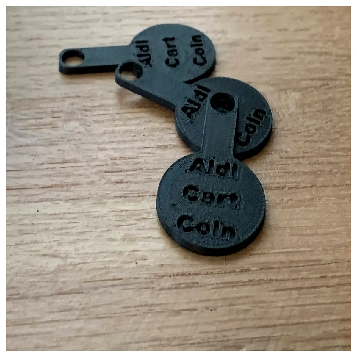 Aldi Cart Coin Keychain Shopping Cart Keyring Classic Shopping Experience Collectible Great Deal