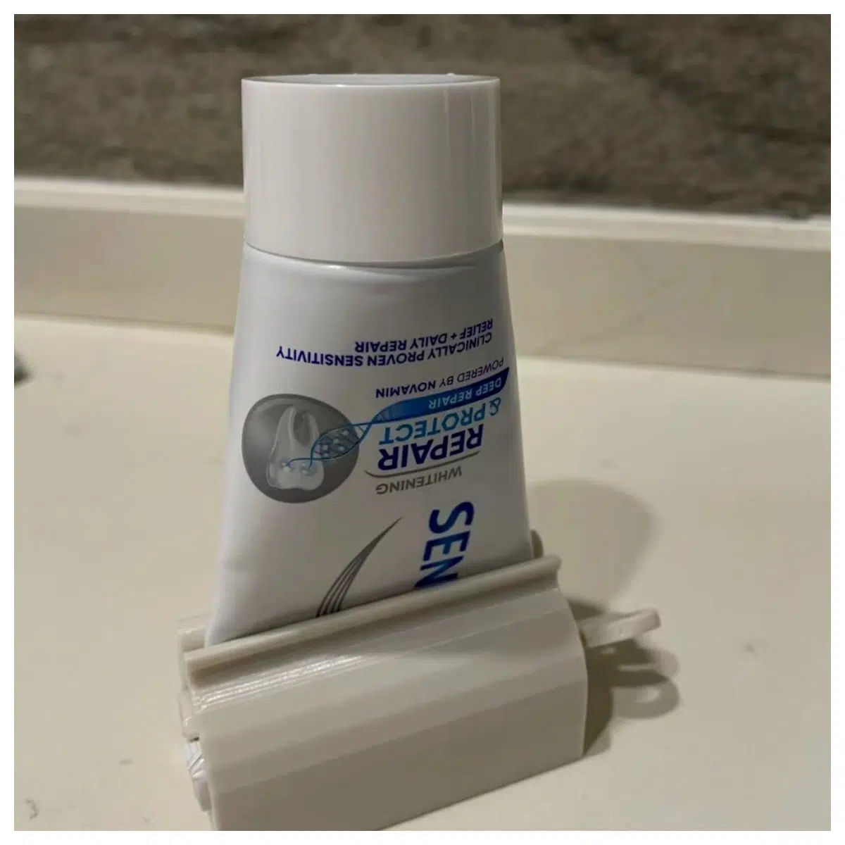 toothpaste squeezer tube roller dispenser for bathroom sink travel holder