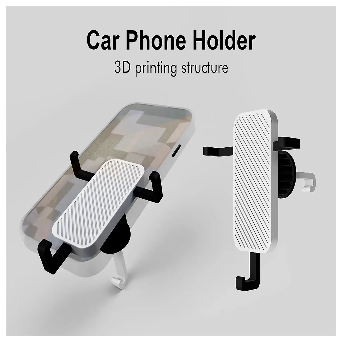 universal car phone holder clip air vent mount for gps navigation dashboard grip suction cup