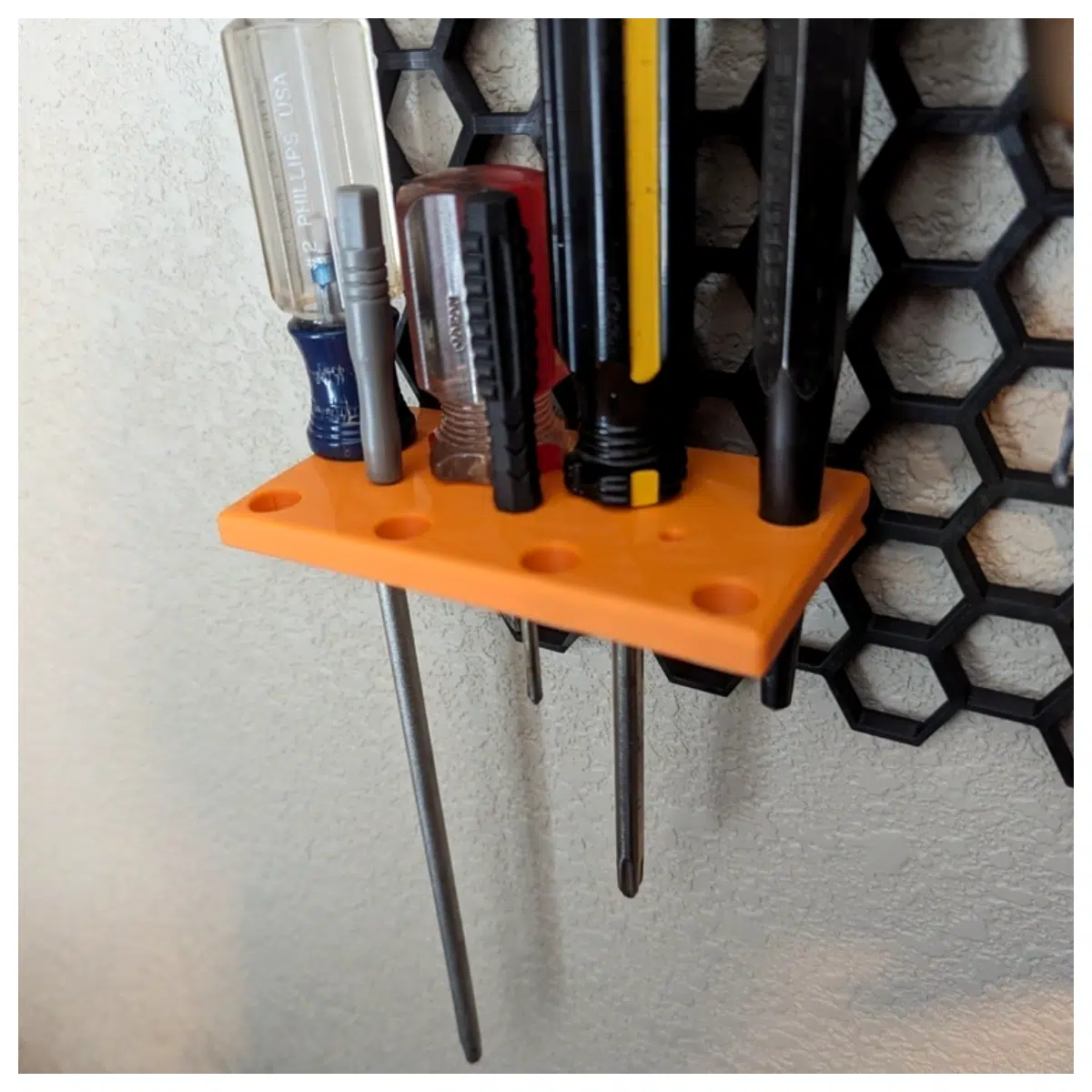 magnetic screwdriver holder wall mount organizer for craftsman hsw tools storage rack