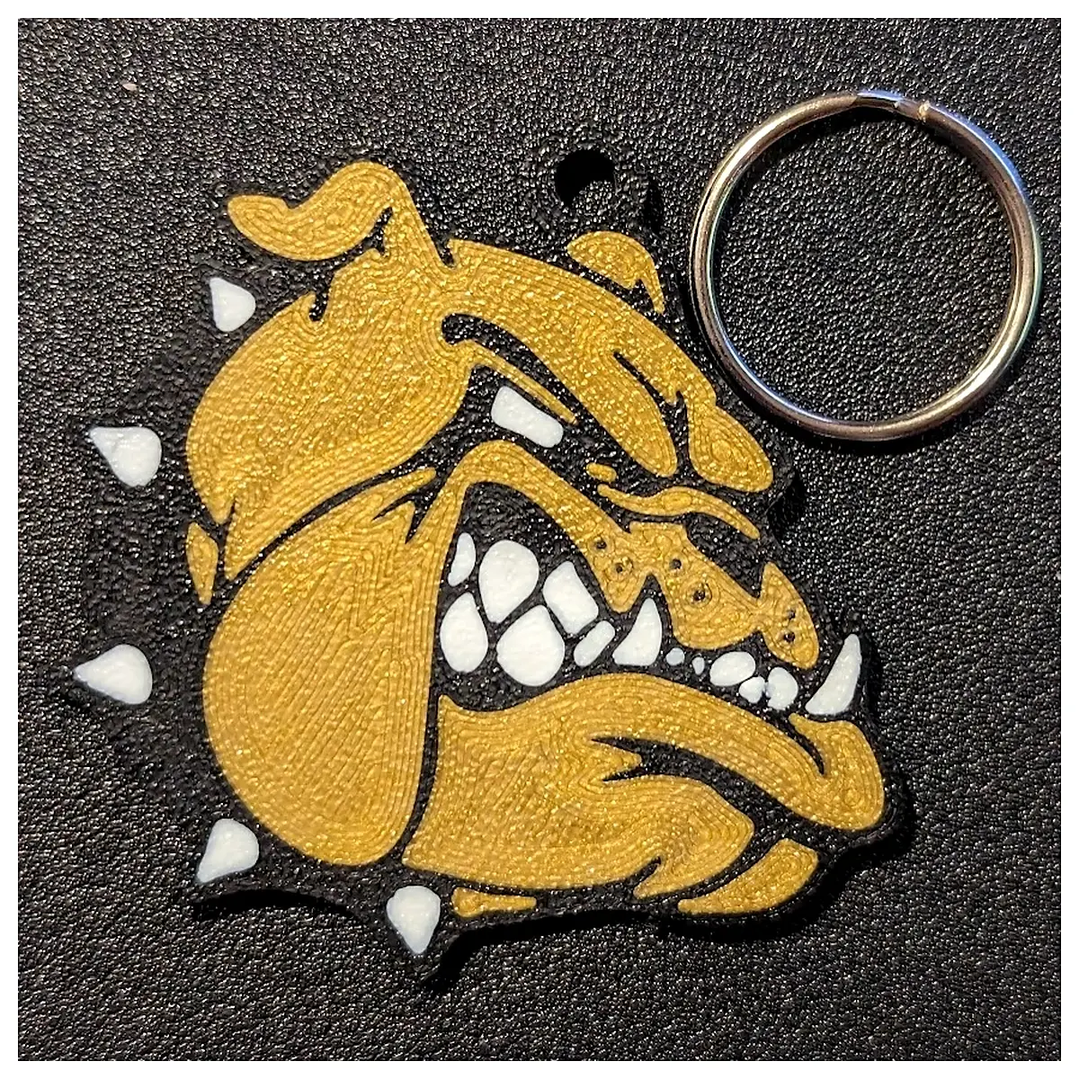 Bull Terrier Keychains Cute Dog Collar Charm Pet Decoration Keychain Accessories Pet Gift
