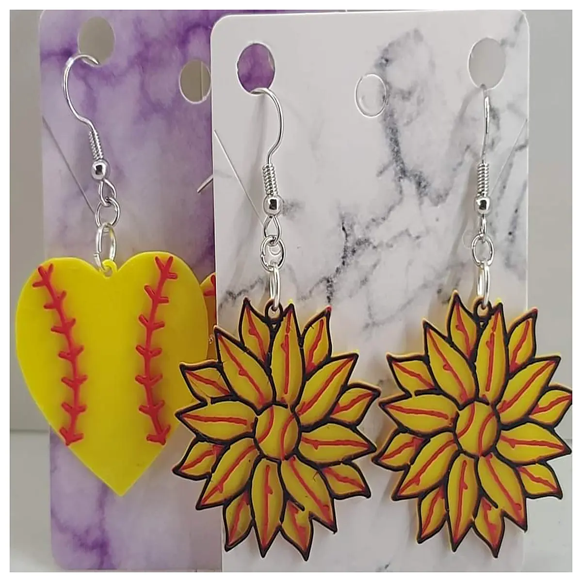 Softball Earrings Women s Sport Jewelry Baseball Accessory 5 Pack Girls Gift