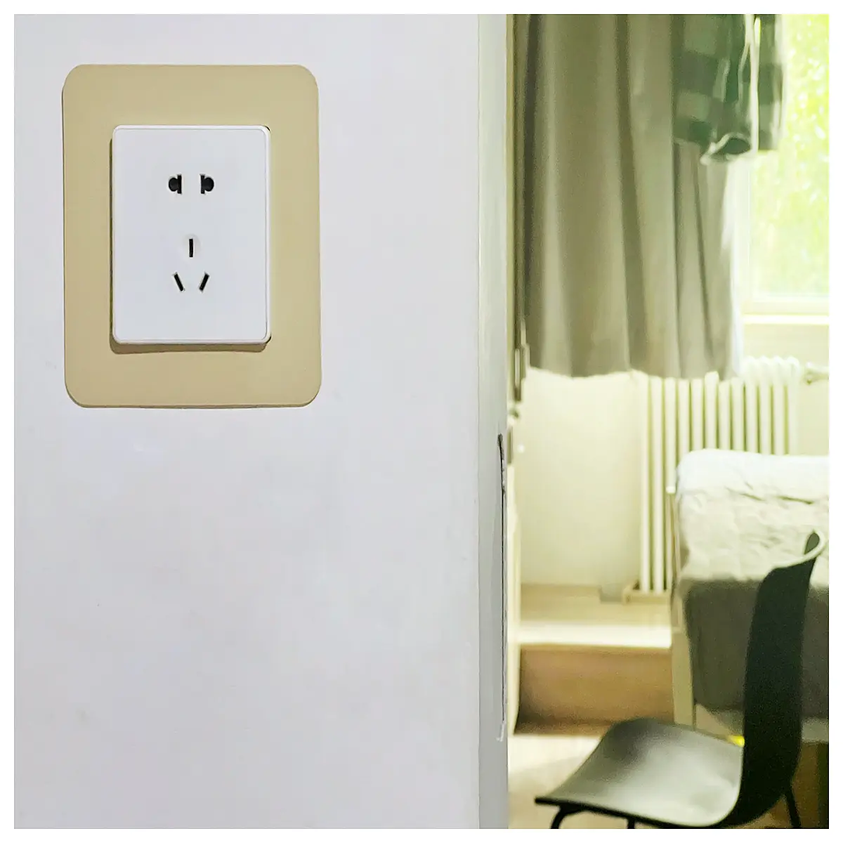 Wall Switch Stickers Waterproof Child Safety Protection Decals Switch Cover Wall Decor