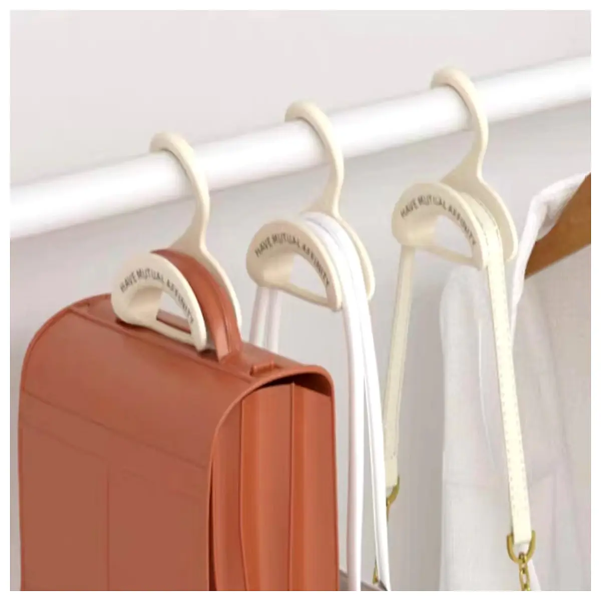Bag Organizer Hanger Clothes Storage Closet Organizer Multi Function Hanger Space Saving Home Essential