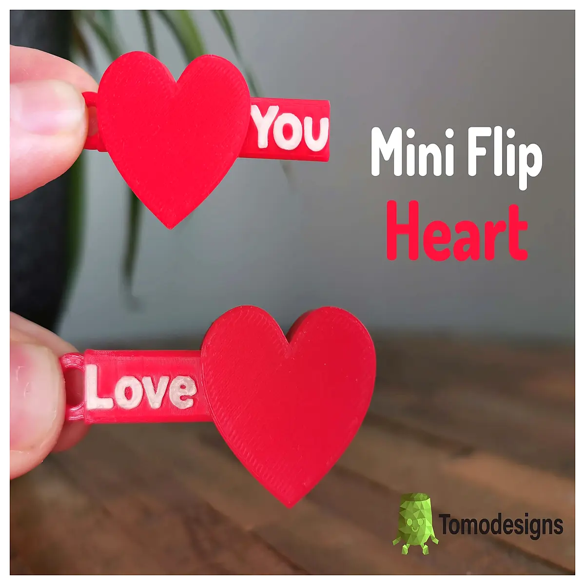 Mini Flip Keychain Creative Gift Key Chain Decoration Phone Charm Love Anniversary Present Gift Choice