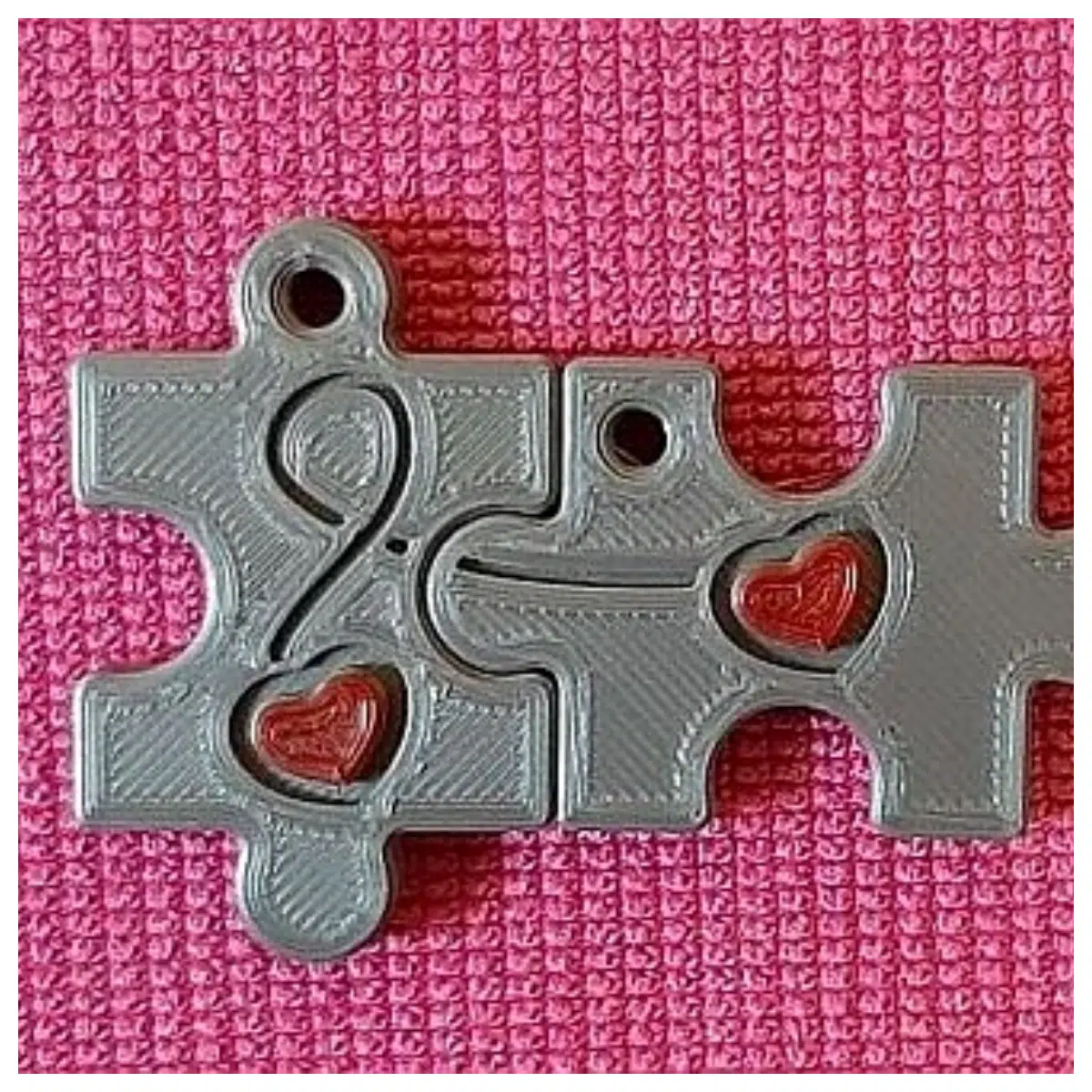 Puzzle Keychain Brain Teaser Fun Puzzle Small Gift Kids Educational Toy DIY Craft Accessories