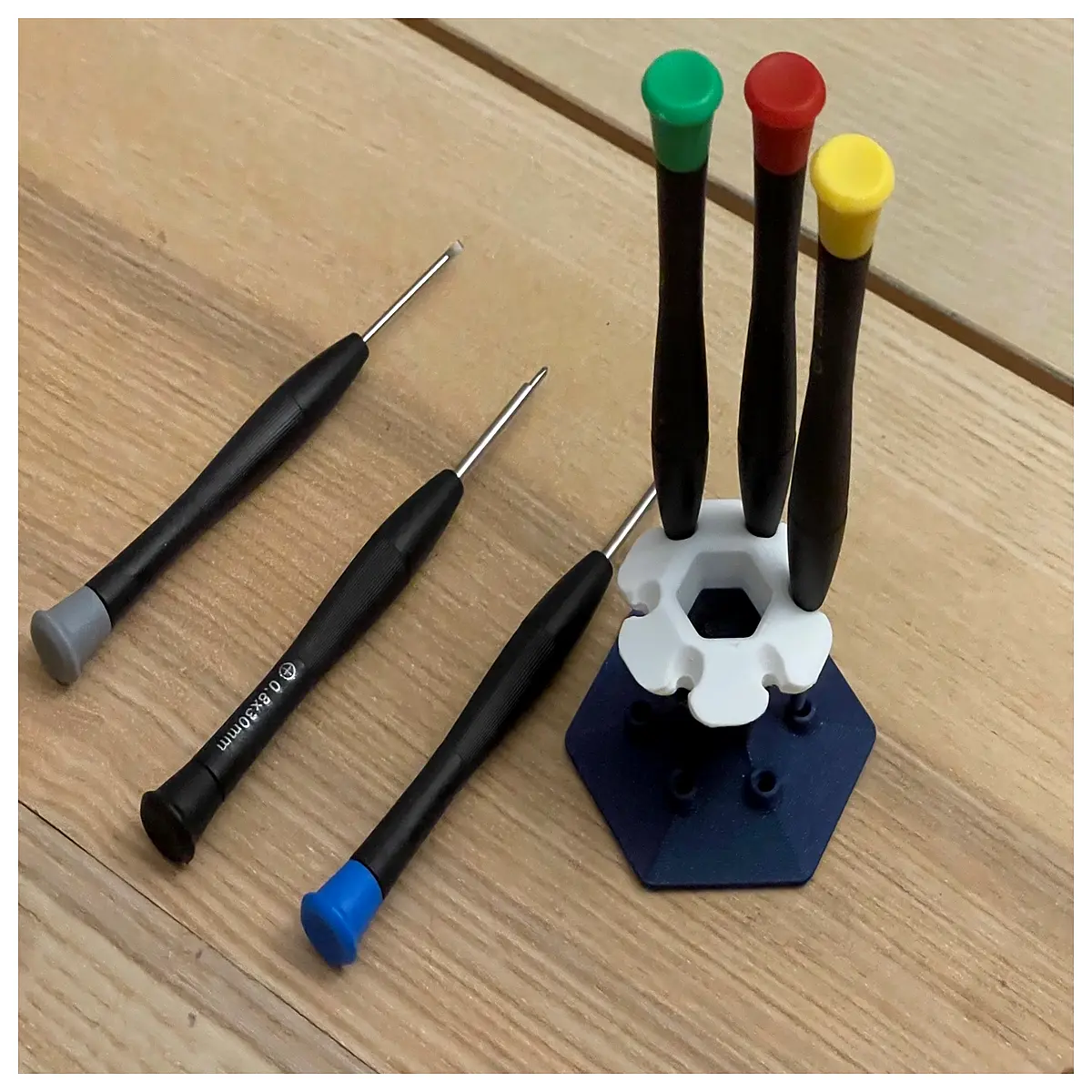 Mini Screwdriver Holder Wall Mount No Support Adjustable Tool Organizer 13g Cheap Space Saving