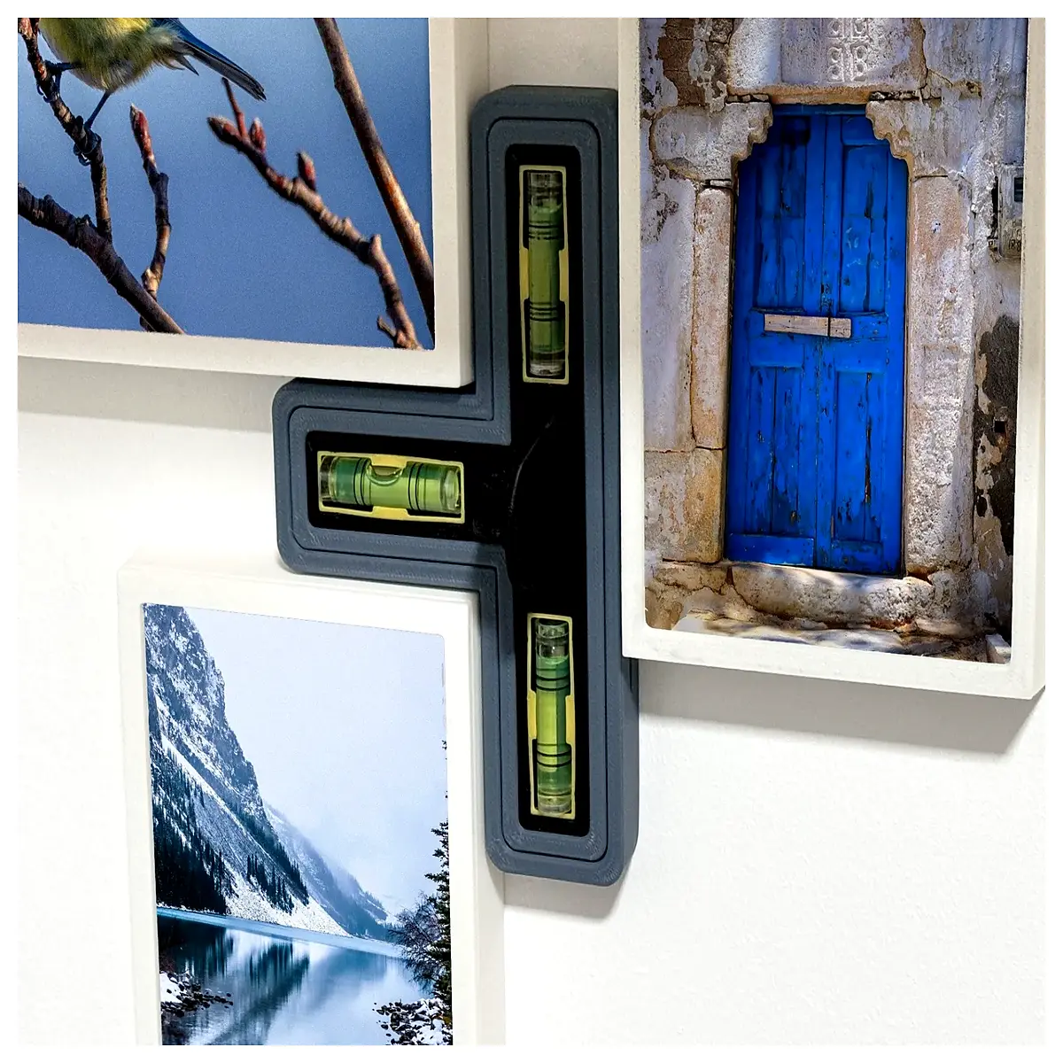 picture frame spacers level tool wall mounting alignment guide for hanging art photos evenly spaced