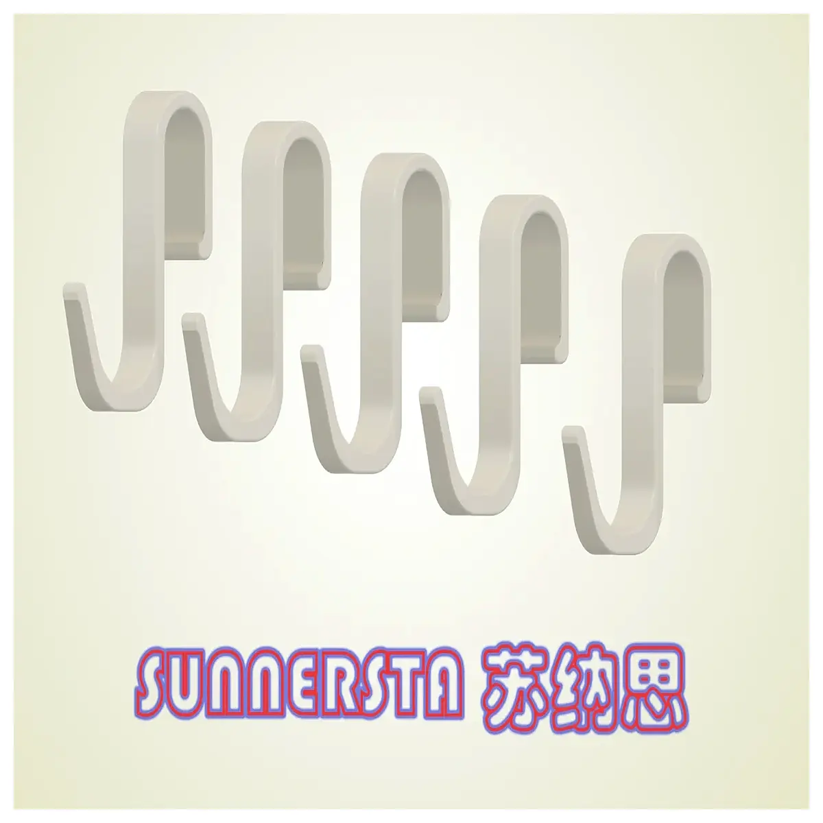 Sunnersta Hooks Wall Mounted Shelf Bathroom Kitchen Multi Purpose Wall Mounting Storage Towel Rack Decorative Hanging Hooks Home Organization