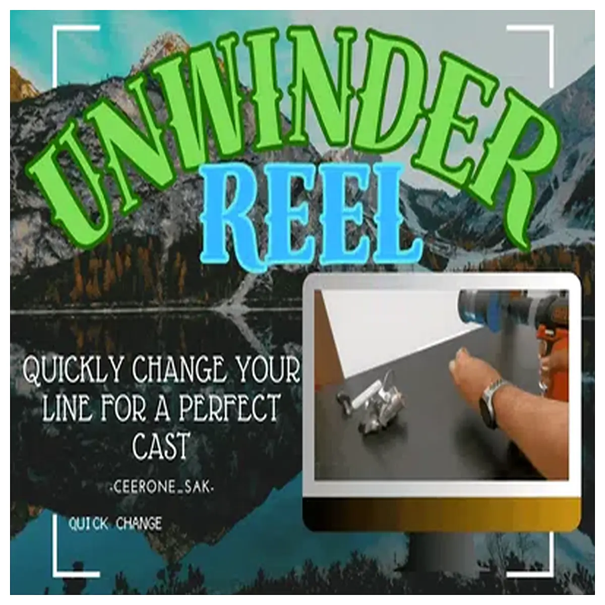 Unwind Reel Automatic Spool Fishing Accessory Line Winding Tool for Fishing Rods Fishing Line Storage