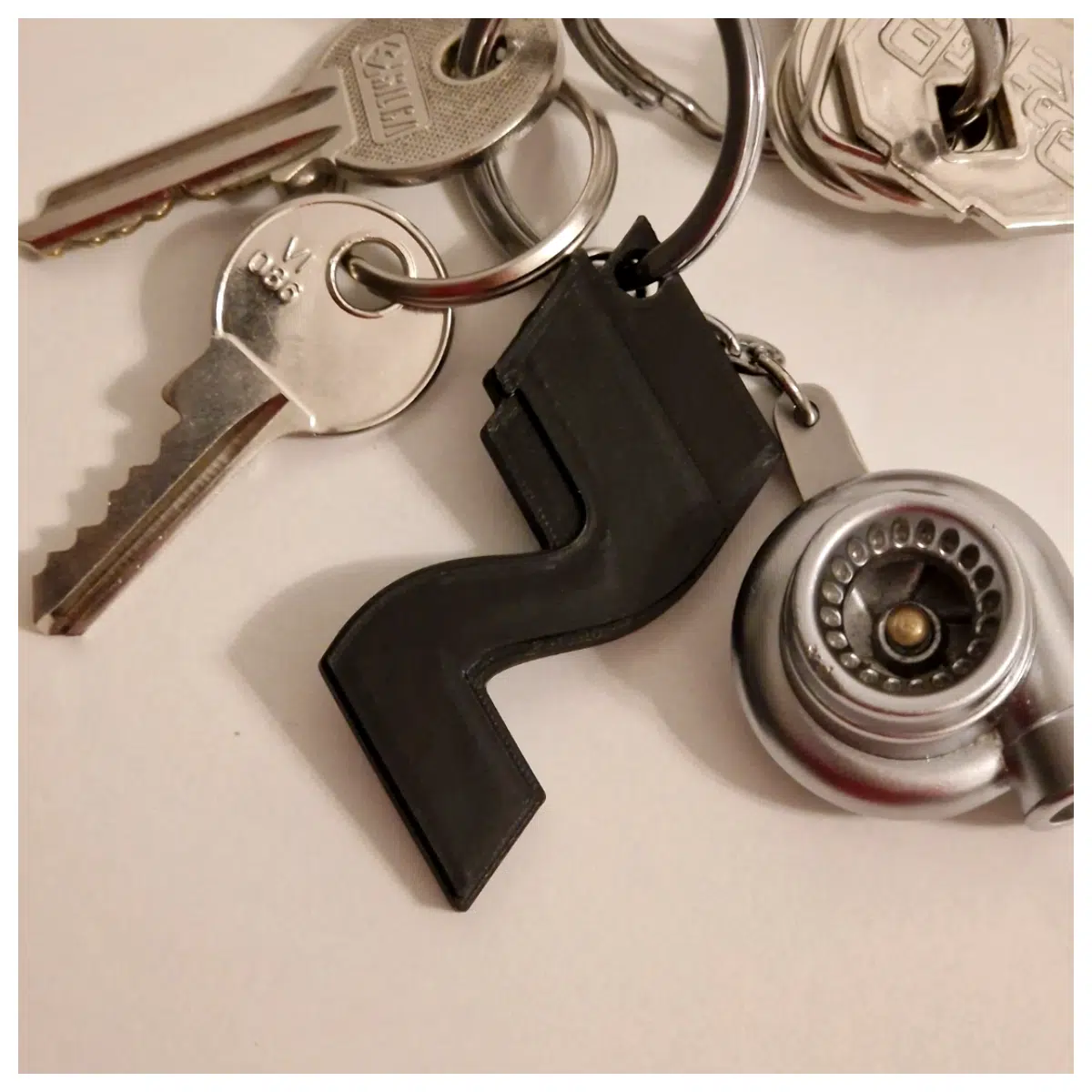 Modern N Performance 3D Keychain Car Accessory Driver Gift Tuning Parts Car Club Souvenir